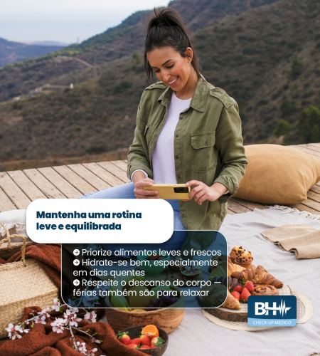 Férias com saúde começam com prevenção